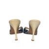 Dior Monogram Lock Heels in Blue UK 3 - Image 4