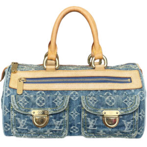 Vintage Louis Vuitton Monogram Denim Neo Speedy in Blue | NITRYL