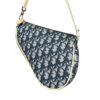 Dior Trotter Monogram Saddle Bag in Blue - Image 3