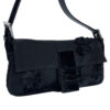 Fendi Beaded Flower Shoulder Baguette Bag with Calfskin Detailing - Image 2