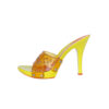 Dior Logo Jelly Heels in Yellow / Orange UK 3.5 - Image 2