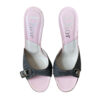Dior Lock Denim Heels in Pink UK 4.5 - Image 2