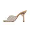 Chanel Logo Travel Heels in Beige UK 4 - Image 2