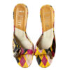 Dior Harlequin Lock Heels in Pink / Yellow UK 4.5 - Image 2