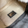 Fendi Rabbit Fur Mini Shoulder Baguette Bag in White / Beige - Image 5