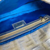 Fendi Monogram Metallic Glitter Shoulder Baguette Bag in Gold / Silver - Image 6