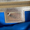 Fendi Monogram Metallic Glitter Shoulder Baguette Bag in Gold / Silver - Image 7