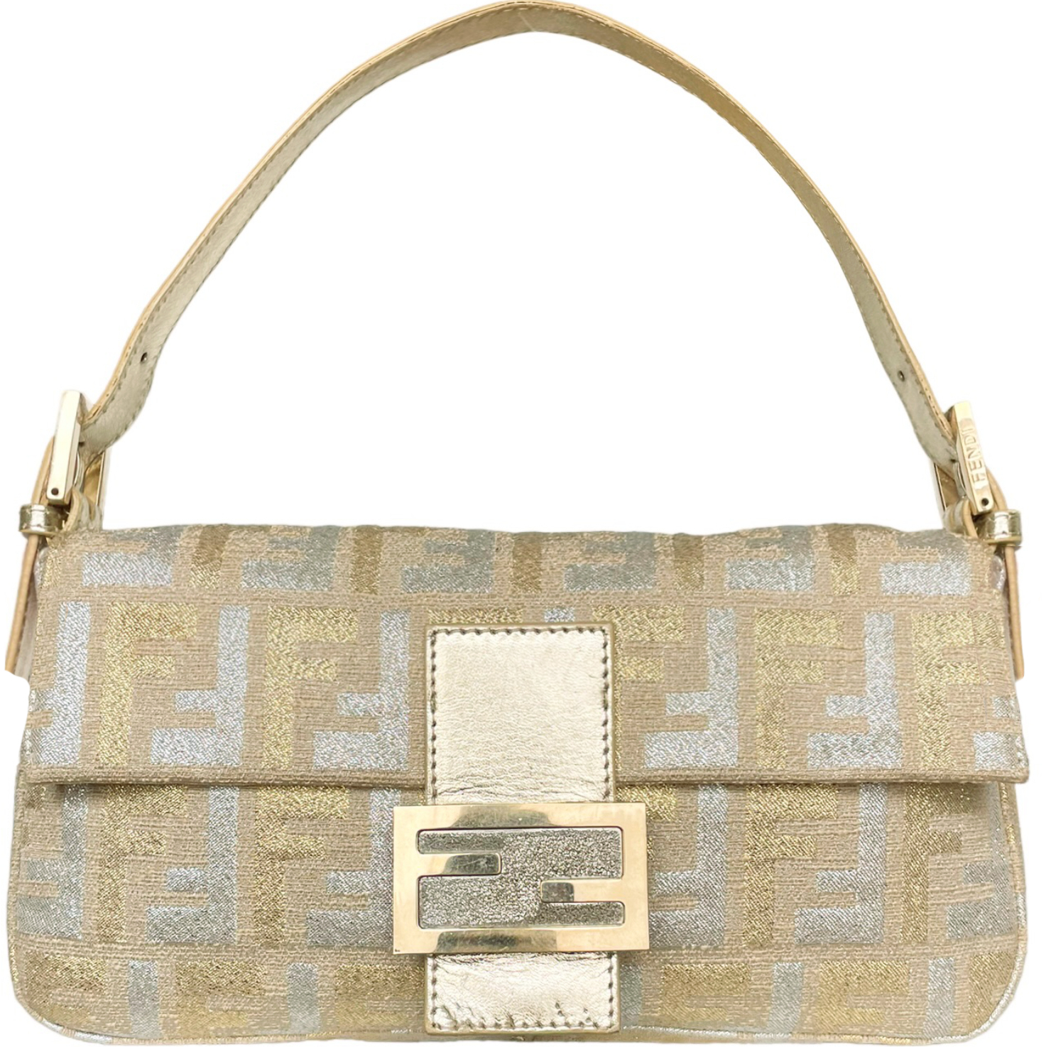 Gold hotsell fendi baguette