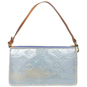 Vintage Louis Vuitton Monogram Vernis Shoulder Bag in Baby Blue | NITRYL