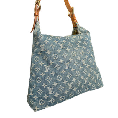 Baggy handbag Louis Vuitton Navy in Denim - Jeans - 27329012