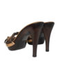 Dior Romantic Heart Logo Heels in Brown UK 3.5 - Image 4