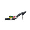 Dior Punk Logo Heels in Black UK 4 - Image 3