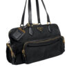 Prada Nylon Cargo Shoulder Bag in Black / Gold - Image 2