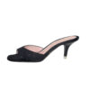 Louis Vuitton Monogram Satin Heels in Black UK 5 - Image 2