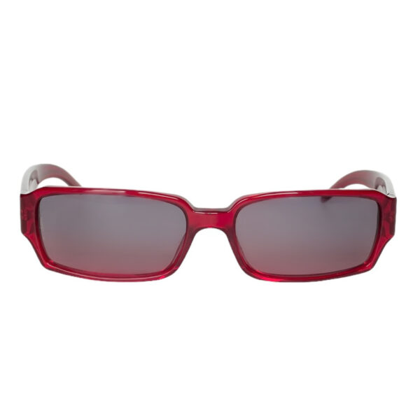 Chanel Diamante Spellout Sunglasses in Red / Silver - Image 2