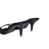 Louis Vuitton Monogram Satin Heels in Black UK 5 - Image 4