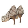 Gucci Monogram Bow Heels in Beige / Cream UK 4 - Image 3