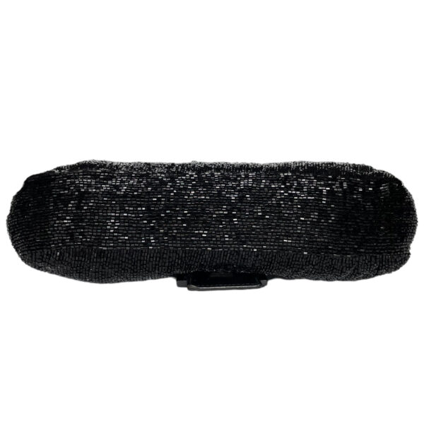 Fendi Beaded Shoulder Baguette Bag in Black - Image 5