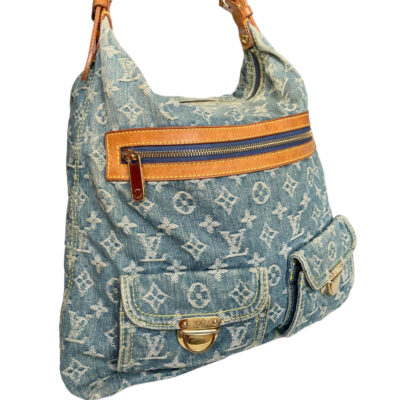Louis Vuitton, Bags, Louis Vuitton Denim Baggy Pm Shoulder Bag Green