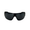 Chanel Diamante Logo Ski Wraparound Sunglasses in Black / Silver - Image 2