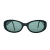 Chanel Logo Chunky Sunglasses in Green / Gold - Image 2