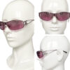 Chanel Diamante Wraparound Sunglasses in Purple / Pink - Image 5