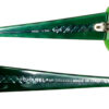 Chanel Logo Chunky Sunglasses in Green / Gold - Image 3