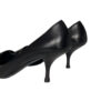 Dior Buckle Logo Heels in Black / Silver UK 4 - Image 4