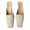 Gucci Monogram Loafer Mule Heels in Beige UK 3 - Image 2