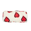 Prada Heart Print Mini Shoulder Bag in Cream / Red - Image 6