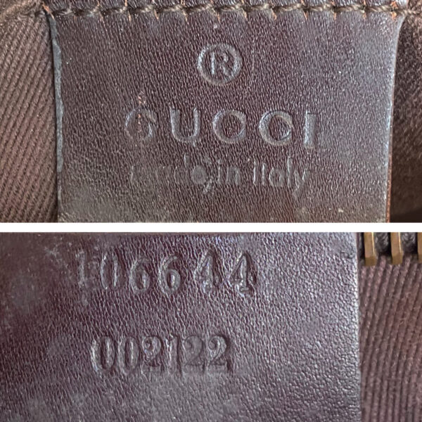 Gucci Monogram Mini Shoulder Bag in Beige / Brown - Image 8