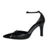 Gucci Monogram Bow Heels in Black / Gold UK 4 - Image 3