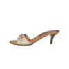 Dior Monogram Logo Heels in Beige / Tan UK 4 - Image 3
