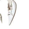 Dior Bondage Logo Mule Heels in White / Silver UK 6.5 - Image 5