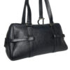 Dior Leather Shoulder Bag in Black with Silver Spellout Strap - Image 4
