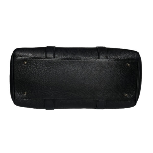 Dior Leather Shoulder Bag in Black with Silver Spellout Strap - Image 5