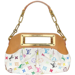 Vintage Louis Vuitton Judy Monogram Murakami Multicolour Shoulder Bag in White / Gold | NITRYL