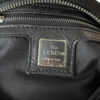 Fendi Silk Half Moon Hobo Shoulder Bag in Black / Silver - Image 7