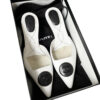 Chanel Logo Mules Heels in White / Black UK 3.5 - Image 6