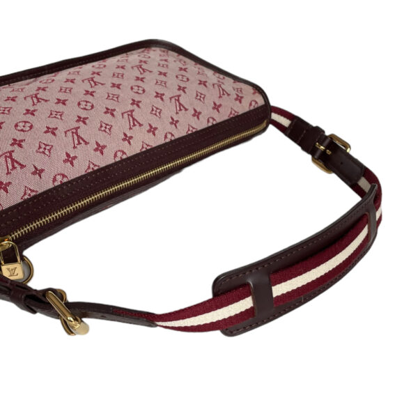 Louis Vuitton Monogram Canvas Shoulder Bag in Maroon Red / Pink - Image 4