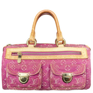 Vintage Louis Vuitton Monogram Denim Neo Speedy in Pink | NITRYL