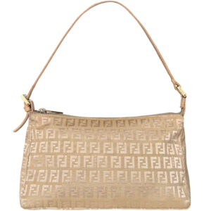 Vintage Fendi Monogram Shoulder Bag in Gold | NITRYL