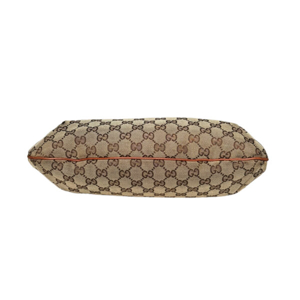 Gucci Monogram Horsebit Shoulder Bag in Beige / Brown Tan - Image 5