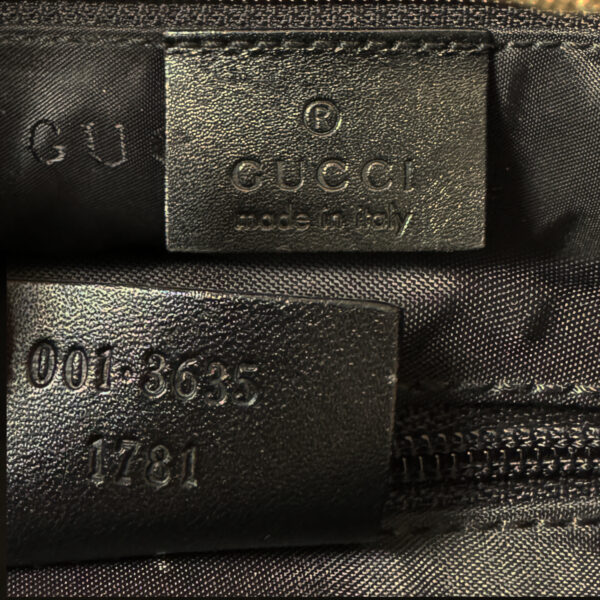 Gucci Fur Calfskin Jackie Shoulder Bag in Green / Black - Image 7