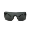 Dior Bike / Ski Rimless Wraparound Sunglasses in Black / Silver - Image 2