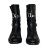 Dior Logo Combat Boots in Black UK 4.5 - Image 2
