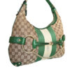 Gucci Monogram Horsebit Shoulder Bag in Beige / Green / Gold - Image 2