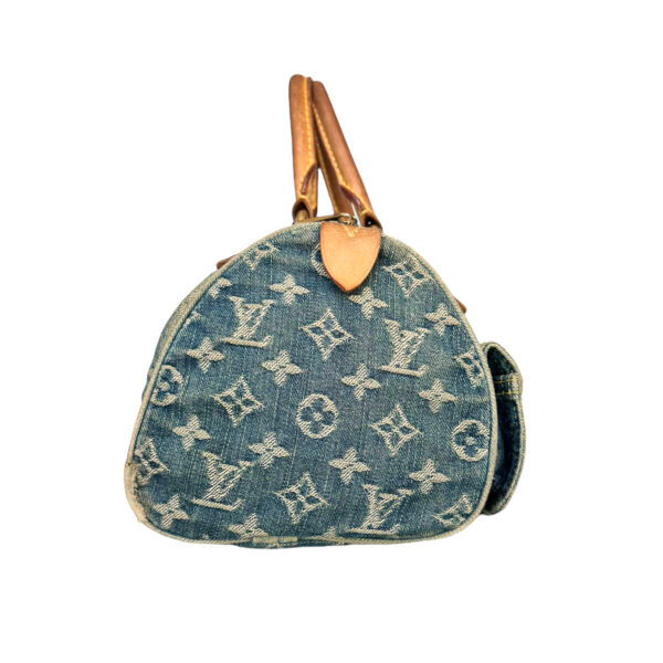 Louis Vuitton Monogram Denim Neo Speedy Bag in Blue - Image 3