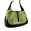 Gucci Fur Calfskin Jackie Shoulder Bag in Green / Black - Image 2