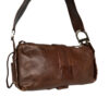 Dior Leather Flight Shoulder Bag in Brown / Silver - Image 4
